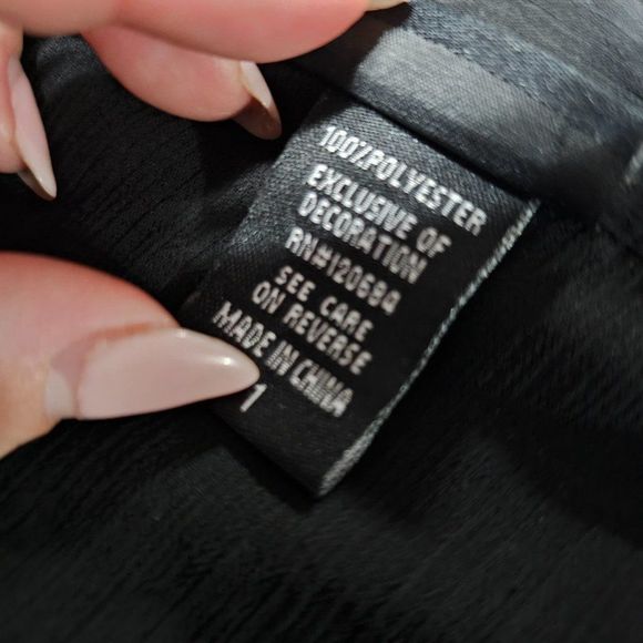 Torrid Blouse with Stud Spikes on Neck - Picture 3 of 5